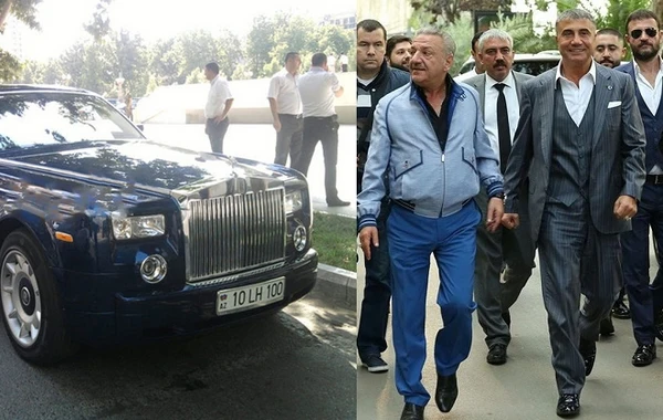 Mafiya başçısı Azərbaycan nömrəli  “Rolls-Royce”la Telman İsmayılovun evinə getdi - VİDEO