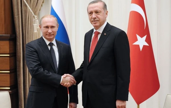 Ərdoğan və Putin “Türk axını”nın açılış mərasimindən sonra yenidən görüşüblər