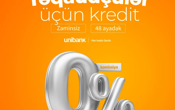 Unibank təqaüdçülər üçün 0% komissiyalı kredit kampaniyası keçirir