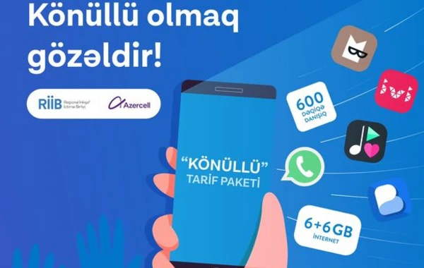 Könüllülər üçün xüsusi təklif - “Azercell” RİİB-in təşəbbüsü ilə Könüllülərə güzəşt təqdim edir