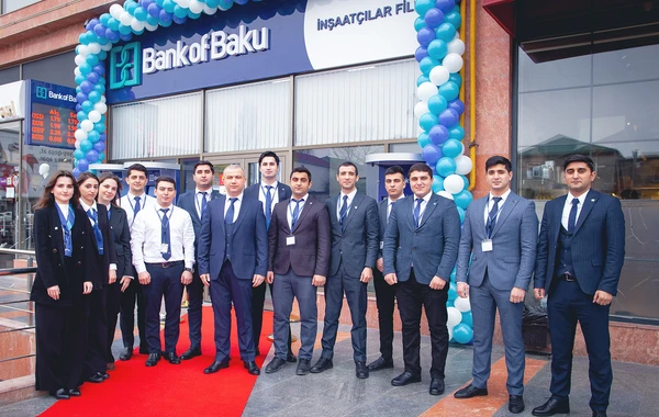 Bank of Baku-nun İnşaatçılar filialı açıldı!