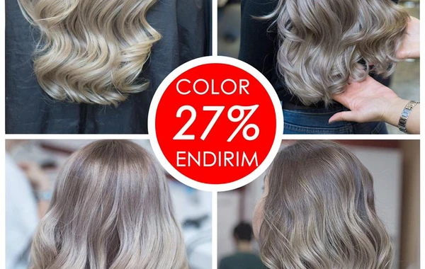 "FACE studio"da saç rənglənməsinə 27% ENDİRİM EDİLDİ