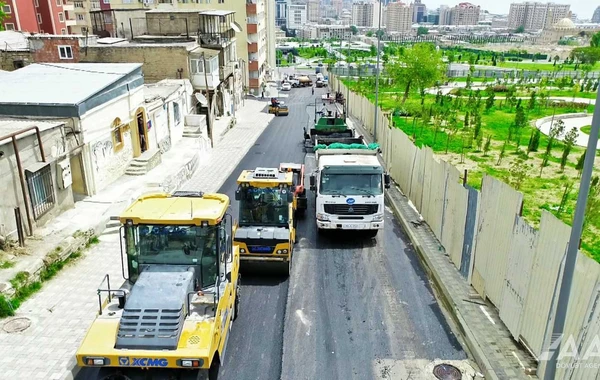 Bakının Yasamal rayonunda 4 küçə yenidən qurulur - FOTO/VİDEO