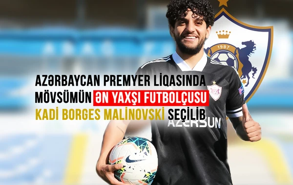 Azərbaycan Premyer Liqasında mövsümün futbolçusu bəlli oldu