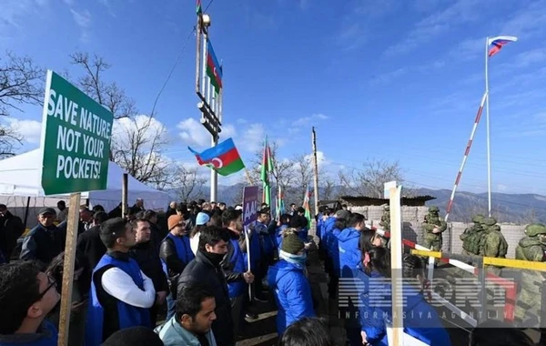 Xankəndi-Laçın yolunda sülhməramlıların avtomobillərinin hərəkətinə növbəti dəfə şərait yaradılıb - CANLI YAYIM