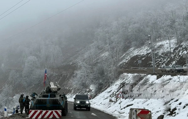 Xankəndi-Laçın yolunda sülhməramlıların 5 avtomobilinin hərəkətinə şərait yaradılıb - FOTO - YENİLƏNİB