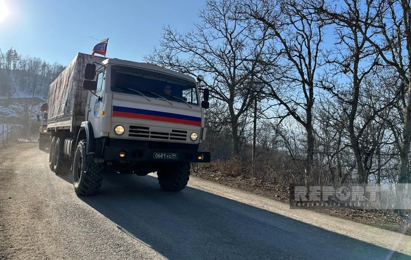 Bu gün Xankəndi-Laçın yolunda 37 avtomobilin hərəkətinə şərait yaradılıb - FOTO - YENİLƏNİB