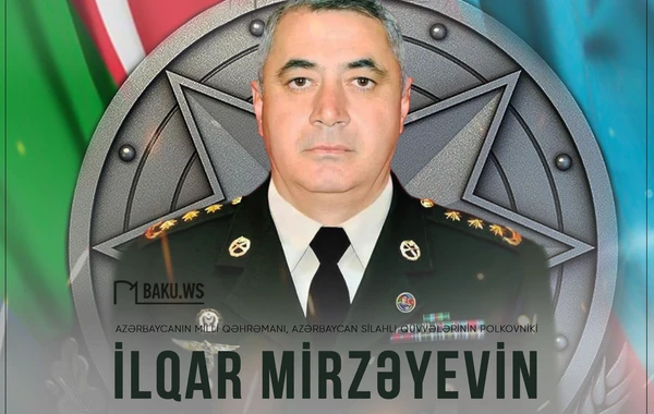 Bu gün Azərbaycanın Milli Qəhrəmanı İlqar Mirzəyevin doğum günüdür