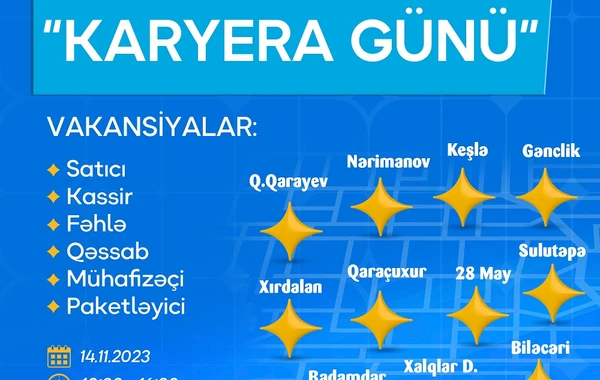 Yeni marketlər açılacaq - 500 işçi götürüləcək