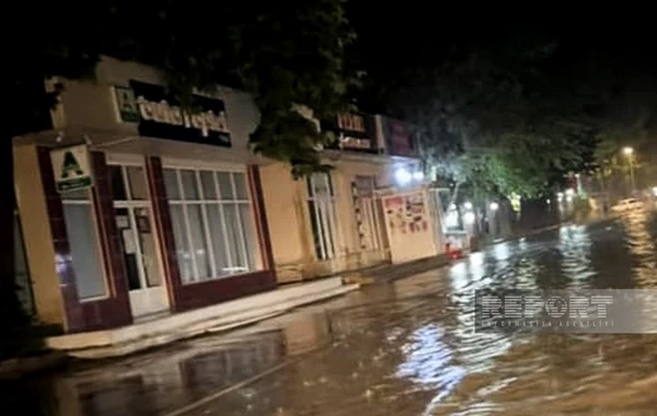 Leysan yağışları Mingəçevir, Yevlax və Göyçayda fəsadlar yaradıb - FOTO