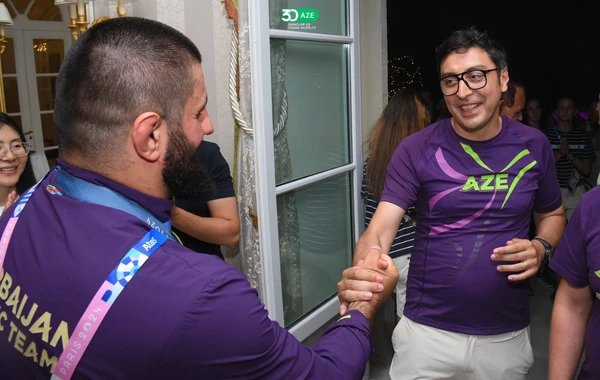 "Azərbaycan Olimpiya Evi"ndə medal qazanan idmançılarımızla görüş keçirilib - FOTO