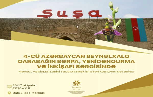 Bakıda IV "Rebuild Karabakh" sərgisi keçiriləcək