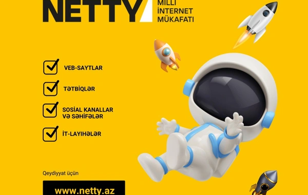 NETTY 2024 İnternet Mükafatı ərizələrin qəbulunu davam edir