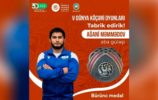 Azərbaycan Dünya Köçəri Oyunlarında daha bir bürünc medal qazanıb