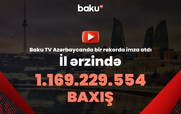 "Baku TV" rekord baxış sayı ilə liderdir