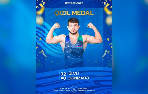 Azərbaycanın üç yunan-Roma güləşçisi dünya çempionatında qızıl medal qazanıb