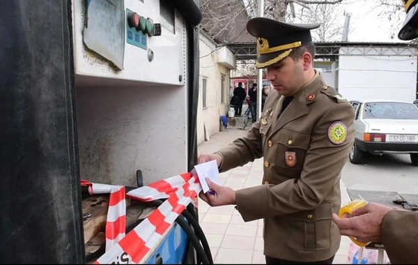 Yanğın təhlükəli maye qazdoldurma məntəqəsinin fəaliyyəti dayandırılıb