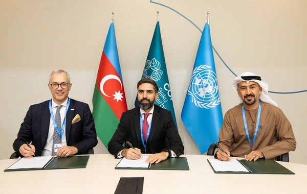 SOCAR, "Masdar" və "ACWA Power" şirkətləri arasında Anlaşma Memorandumu imzalanıb