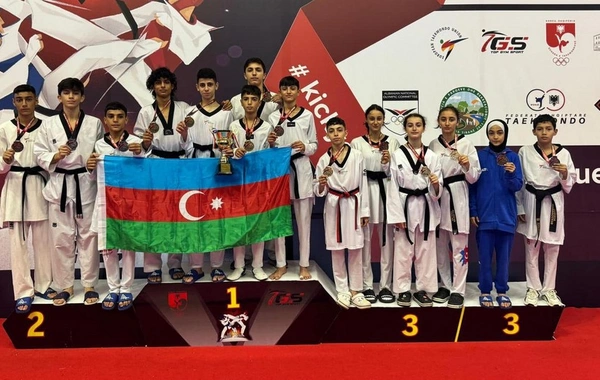 Azərbaycan taekvondoçuları Albaniyada 14 medal qazanıblar