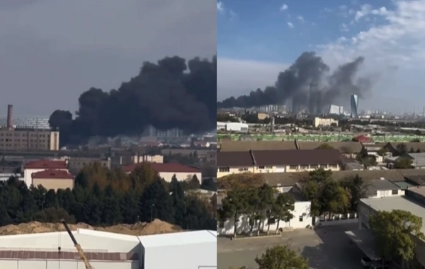 Bakıda baş verən yanğın söndürülüb