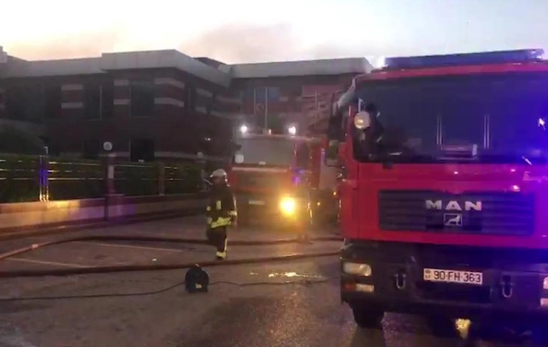 Bakıda obyektdəki yanğın qısa müddətdə tam söndürülüb