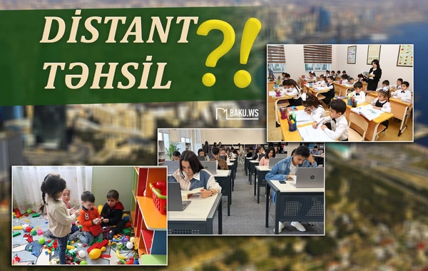 Bakıda məktəb, bağça və universitetlər distant təhsilə keçir?