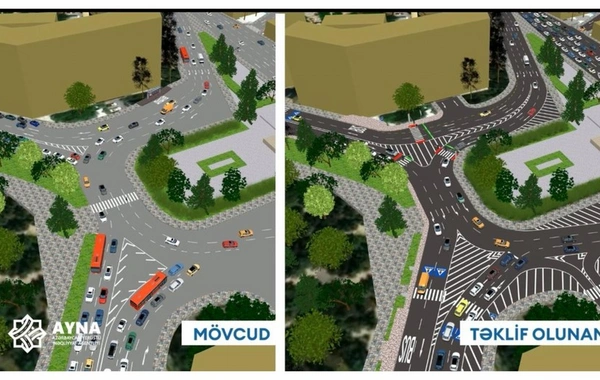 В Баку меняют расположение ряда пешеходных переходов