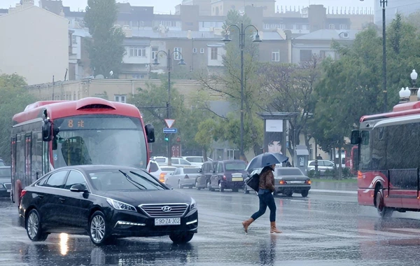 ПРЕДУПРЕЖДЕНИЕ: Завтра в Баку ожидается ливень