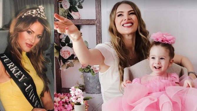 4 yaşlı qızını itirən Türkiyə gözəli: 