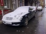 в Баку выпал первый снег !