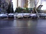 в Баку выпал первый снег !
