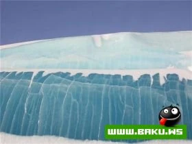 Уникальное зрелище, Замерзшее цунами (6 фото)