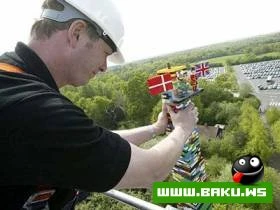 Новый рекорд самой высокой башни из Lego
