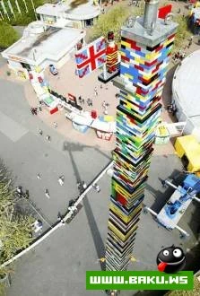 Новый рекорд самой высокой башни из Lego