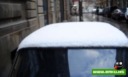 Bakıya ilk Qar yagdı !