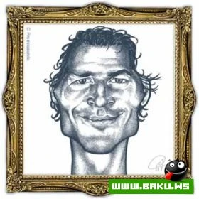Mehshur Futbolchularin Karikaturalari