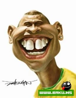 Mehshur Futbolchularin Karikaturalari