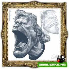 Mehshur Futbolchularin Karikaturalari