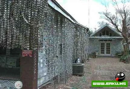 Дом из металлических банок