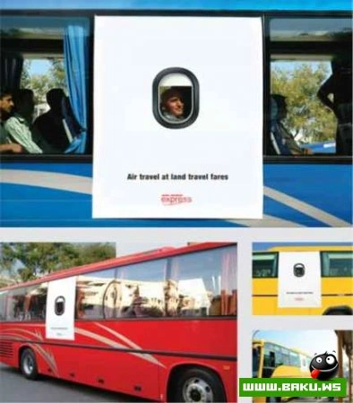 Avtobus uzerinde Super reklamlar