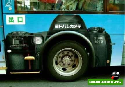 Avtobus uzerinde Super reklamlar