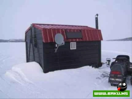 Baliq tutmaq uchun komfortlu ev