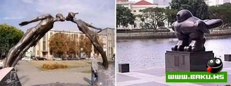Hеобычные памятники