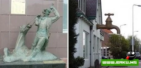 Hеобычные памятники