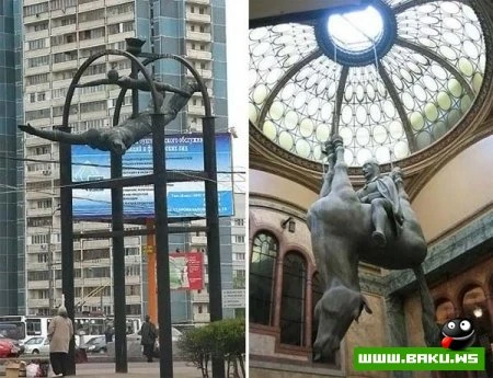 Hеобычные памятники