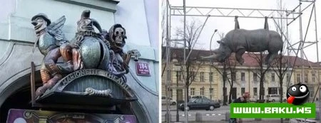 Hеобычные памятники