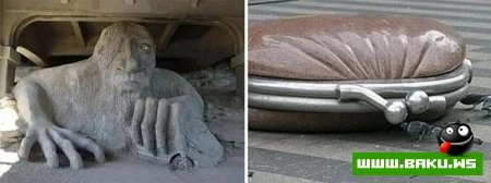Hеобычные памятники
