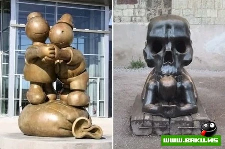 Hеобычные памятники