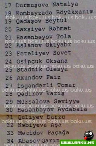 Milli Adlar (1 ci hisse)