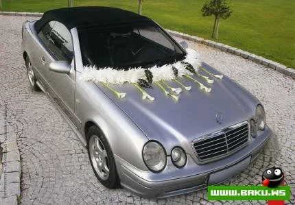 Qəşəng bəzədilən toy maşınları
